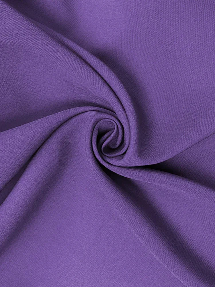 Beautyblue Long Dress for Women Fashion Summer Elegant Dresses 2025 New Round-Neck Puff Sleeves Pleated Party Evening Dress