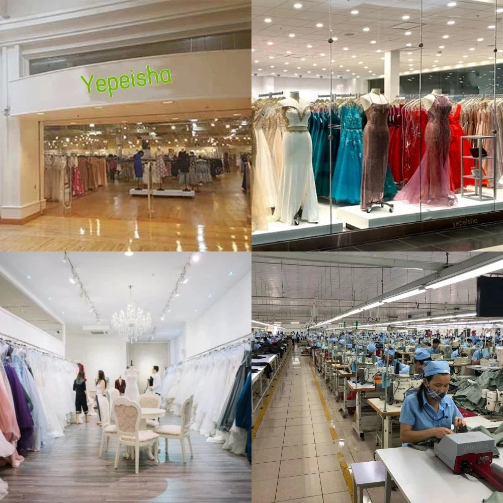 Customized Long Evening Dresses Luxury  Elegant Gown Wedding Party Dress For Women Robe Formal Suitable Request Prom Occasio