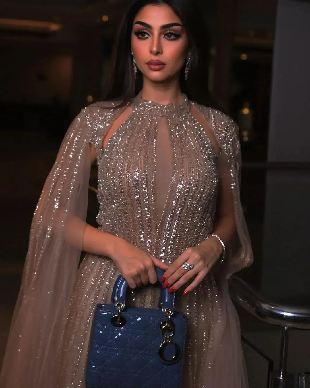 Customized Long Evening Dresses Luxury  Elegant Gown Wedding Party Dress For Women Robe Formal Suitable Request Prom Occasio